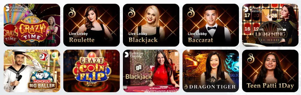 Giochi da casinò dal vivo BET63Sport CASINO