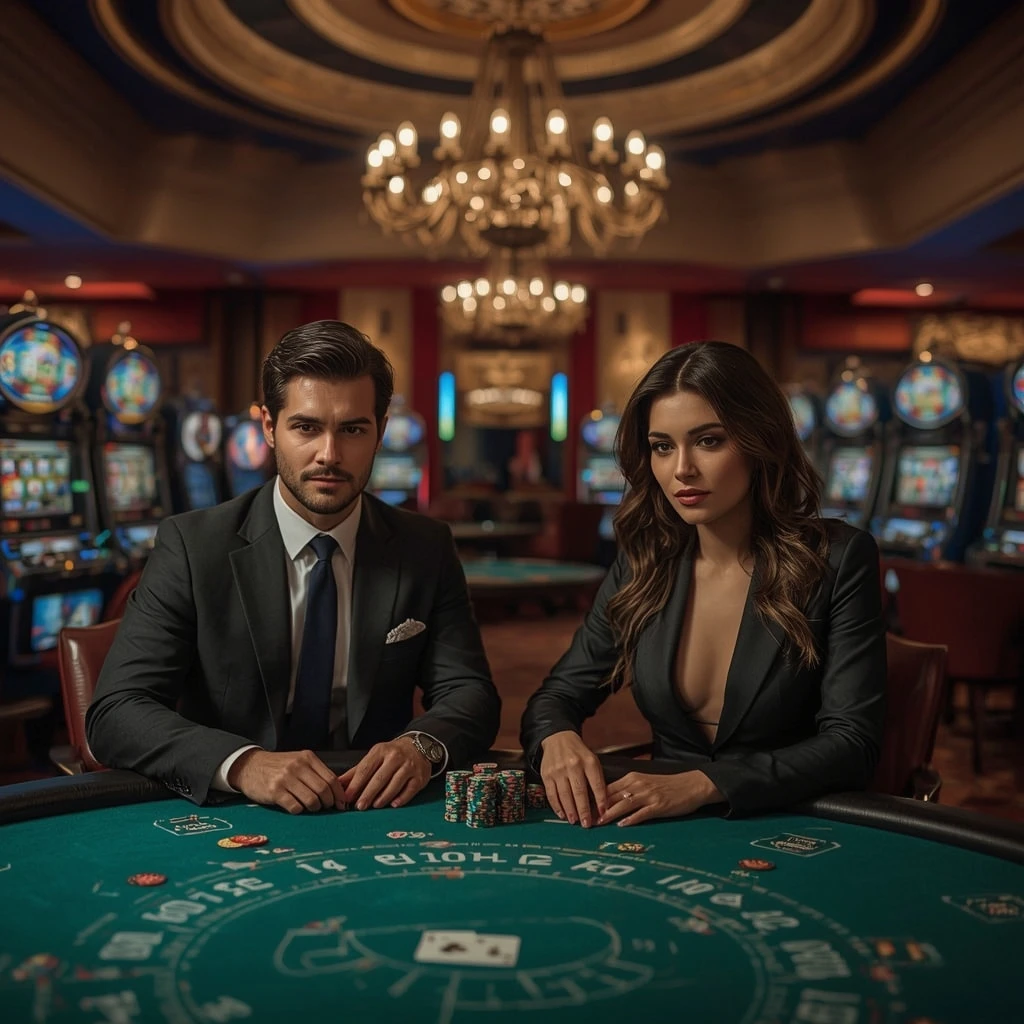 Due giocatori di poker al Bet63Sport Casino